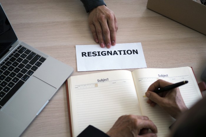 Contoh diri pengunduran resign baik benar perusahaan instansi